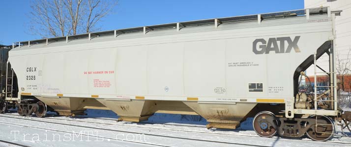 Car/wagon CGLX2328 left side / coté gauche